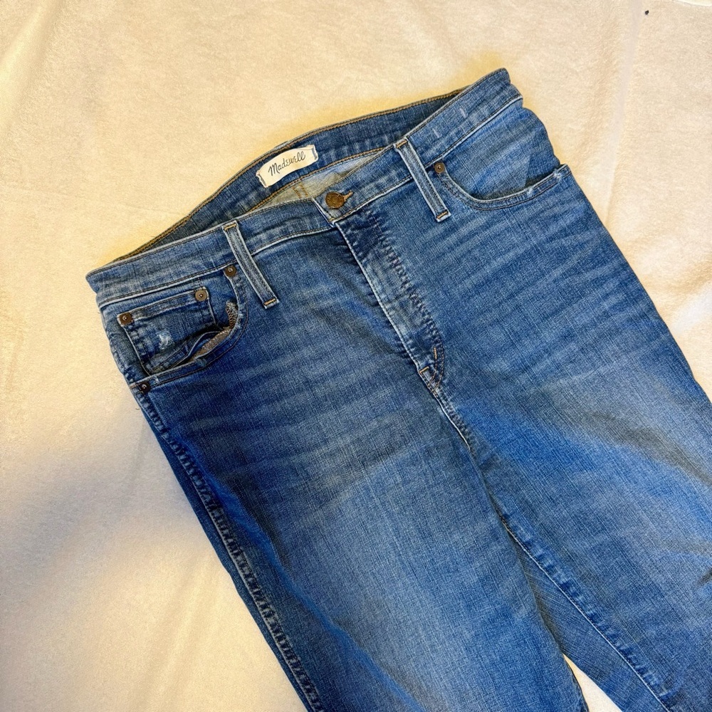 MADEWELL 10" High-Rise Skinny Jeans: Drop Step-Hem Edition - Picture 8 of 12
